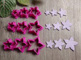 Muottisetti kukka, 20mm/25mm/30mm, 1setti