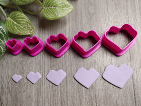 Muottisetti terälehti, 8mm/12mm/16mm/20mm/24mm, 1setti