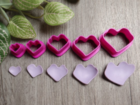 Muottisetti terälehti, 8mm/12mm/16mm/20mm/24mm, 1setti