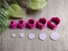 Muottisetti terälehti, 6mm/8mm/10mm/12mm/14mm, 1setti