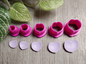 Muottisetti terälehti, 6mm/8mm/10mm/12mm/14mm, 1setti