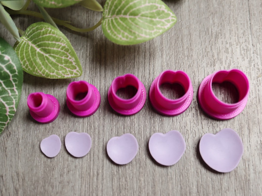 Muottisetti terälehti, 6mm/8mm/10mm/12mm/14mm, 1setti