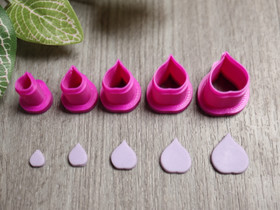 Muottisetti terälehti, 6mm/8mm/10mm/12mm/14mm, 1setti