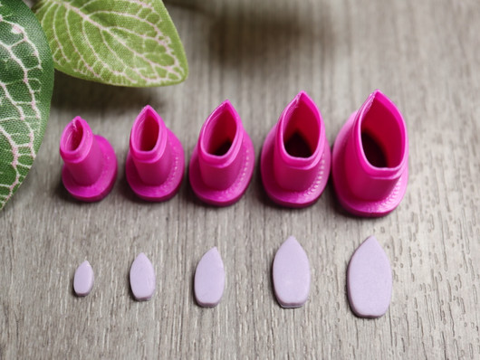 Muottisetti terälehti, 6mm/8mm/10mm/12mm/14mm, 1setti