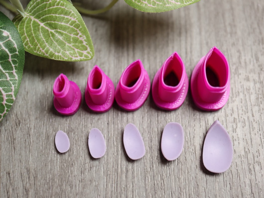 Muottisetti terälehti, 6mm/8mm/10mm/12mm/14mm, 1setti