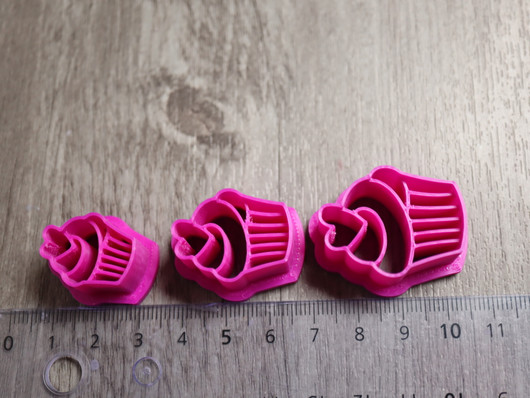 Muotti muffini, 20mm/25mm/30mm, 1kpl
