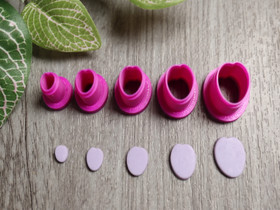 Muottisetti terälehti, 6mm/8mm/10mm/12mm/14mm, 1setti