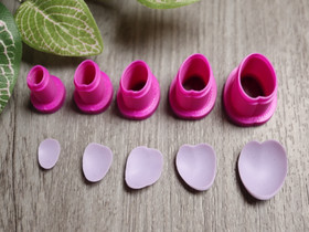 Muottisetti terälehti, 6mm/8mm/10mm/12mm/14mm, 1setti