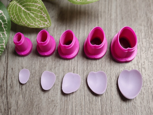 Muottisetti terälehti, 6mm/8mm/10mm/12mm/14mm, 1setti