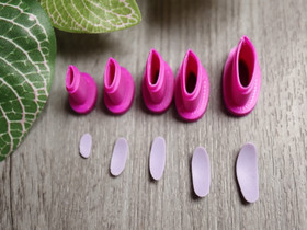 Muottisetti terälehti, 6mm/8mm/10mm/12mm/14mm, 1setti