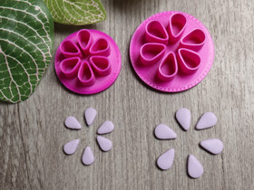 Muottisetti terälehti, 9mm/11mm, 1setti