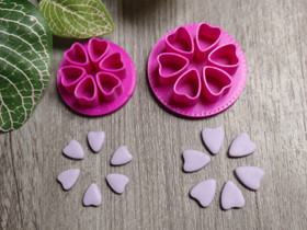 Muottisetti terälehti, 9mm/11mm, 1setti