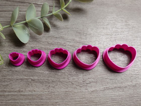 Muottisetti terälehti, 8mm/12mm/16mm/20mm/24mm