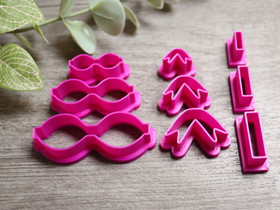 Muottisetti rusetti, 20mm/25mm/35mm, 1setti