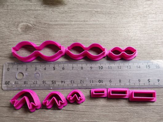 Muottisetti rusetti, 20mm/25mm/35mm, 1setti