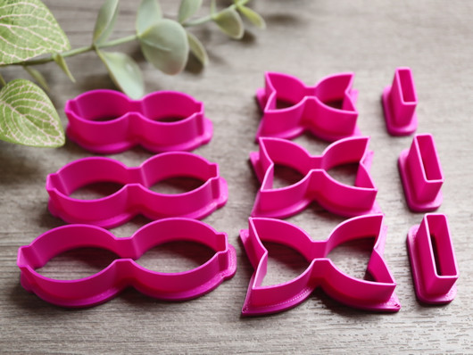 Muottisetti rusetti, 30mm/35mm/40mm, 1setti