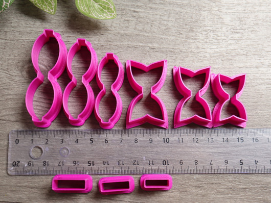 Muottisetti rusetti, 30mm/35mm/40mm, 1setti