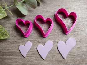 Muottisetti sydän, 25mm/30mm/35mm, 1setti