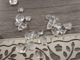 Kivisiruhelmi kvartsi, 3-16mm, kirkas, 20kpl