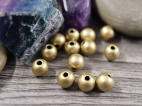 Akryylihelmi, 6mm, mattakulta, 20kpl