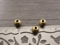 Akryylihelmi, 6mm, mattakulta, 20kpl