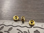 Rondelli strassi, 6mm, kulta, 20kpl