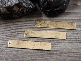 Suorakulmioriipus, 36x7mm, vaaleakulta, 1kpl