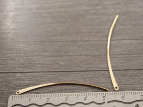 Tikkuriipus, 50x2mm, vaaleakulta, 1kpl