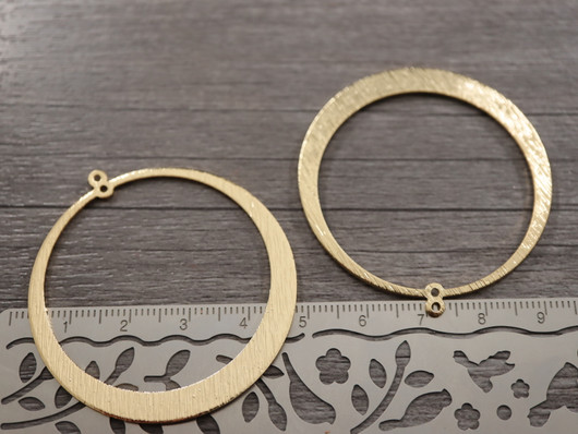 Ympyräriipus, 48x45mm, vaaleakulta, 1kpl