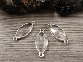 Strassiriipus ovaali, 21x9mm, kirkashopea, 1kpl