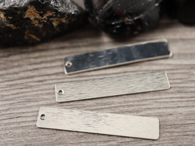 Suorakulmioriipus, 36x7mm, kromi, 1kpl