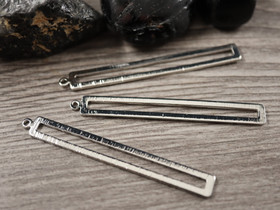 Suorakulmioriipus, 53x7mm, kromi, 1kpl