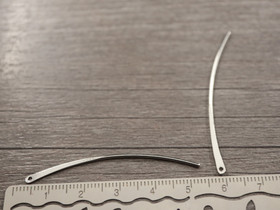 Tikkuriipus, 50x2mm, kromi, 1kpl