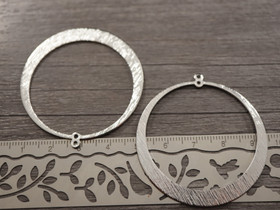 Ympyräriipus, 48x45mm, kromi, 1kpl