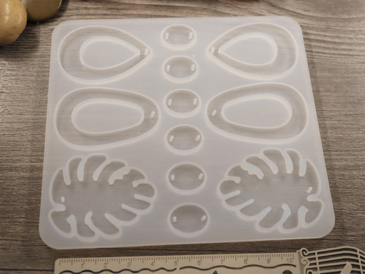 Silikonimuotti kuviot, 120x130x4mm, 1kpl
