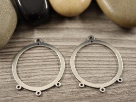 Ympyräriipus/ linkki, 30x25mm, rst, 1kpl