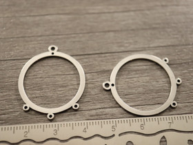 Ympyräriipus/ linkki, 30x25mm, rst, 1kpl