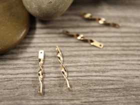 Linkkiriipus, 14x1.5mm, kulta, 10kpl