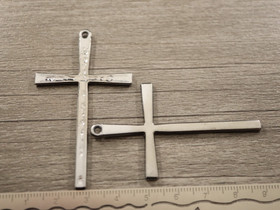 Ristiriipus, 62x37mm, gunmetal, 1kpl