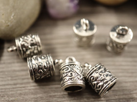 Nauhanpää, 13x8mm, kromi, 10kpl