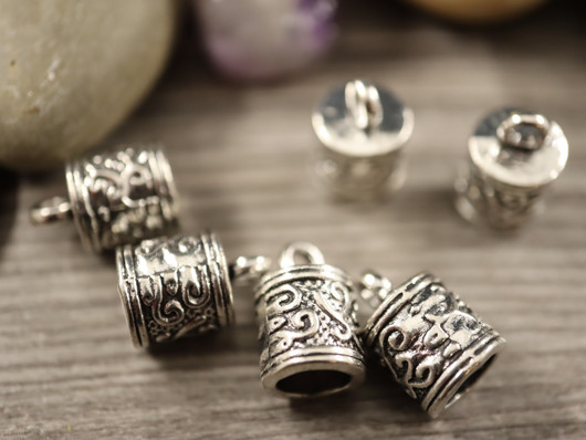 Nauhanpää, 13x8mm, kromi, 10kpl