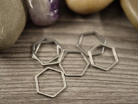 Linkki hexagon, 13.5x12x0.8mm, umpi, rst, 10kpl