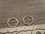 Linkki hexagon, 13.5x12x0.8mm, umpi, rst, 10kpl