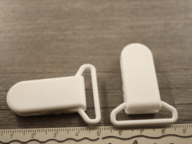 Klipsi, 43x31x9mm, valkoinen ,1kpl