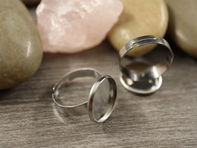 Sormuspohja säädettävä, 14mm, kapussille, rst, 1kpl