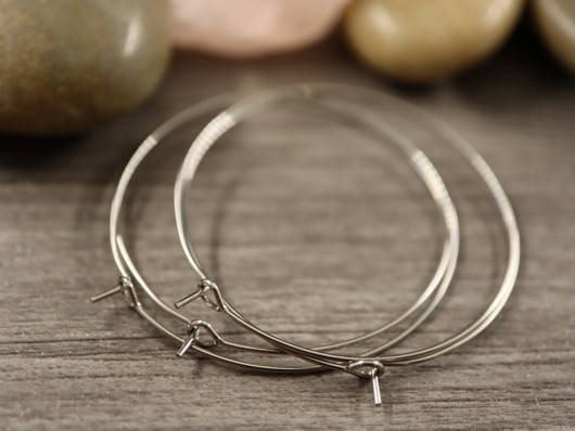 Korvakorurengas 40x0.7mm, rst, 1pari