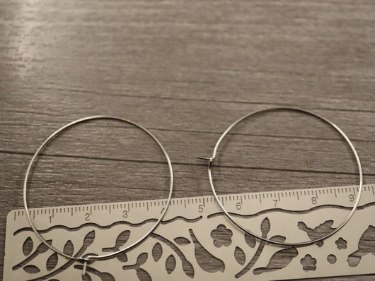 Korvakorurengas 40x0.7mm, rst, 1pari