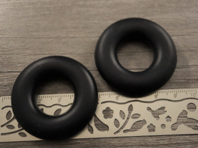 Silikonirengas, 42x9mm, musta, 1kpl