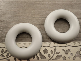 Silikonirengas, 42x9mm, harmaa, 1kpl