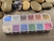Glitter rasia 13x5x1.5cm, mix setti, 1kpl
